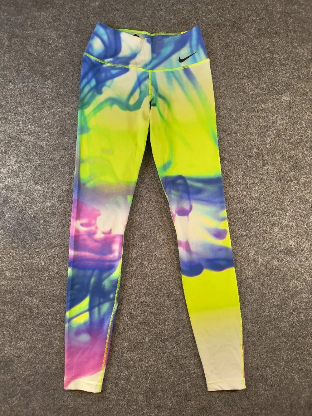 Nike Dri‑FIT XS Multicolor Tie‑Dye Leggings